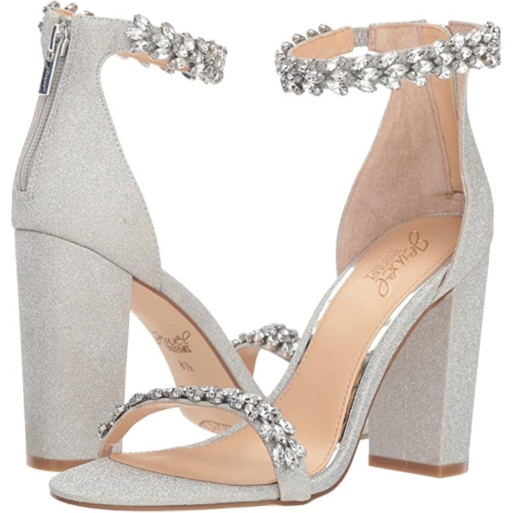 Customer returns JEWEL BADGLEY MISCHKA Mayra Block-Heel Dress Sandals